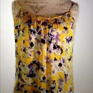 **LAST DAY**. Aqua flower camisole