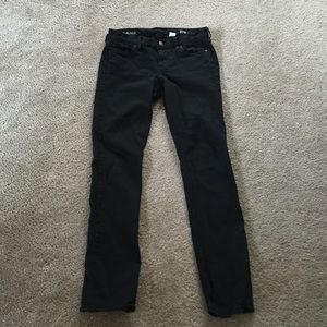 27S J Crew Black Matchstick skinny jeans