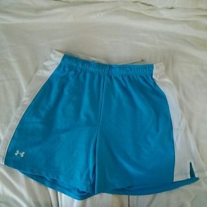 Blue Under Armour Running Shorts Size Medium