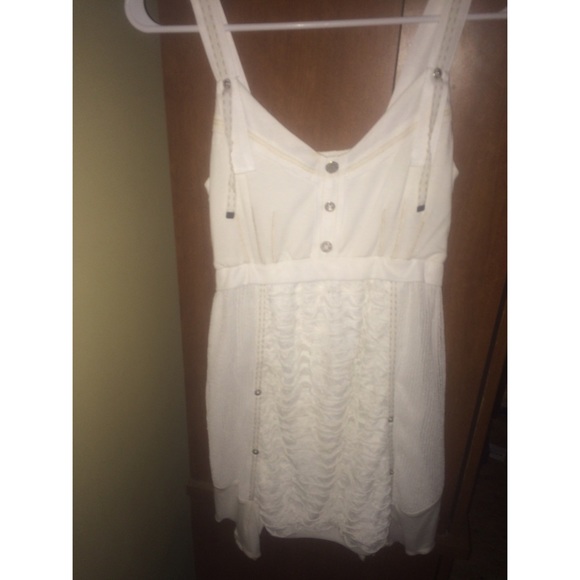 White dress.