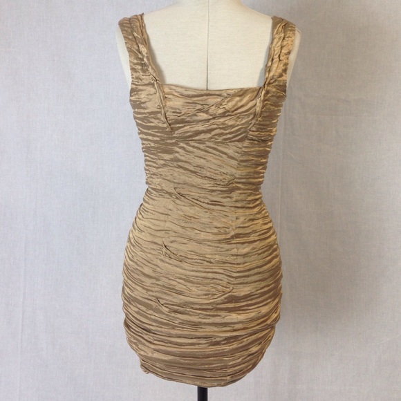 Nicole Miller Metallic Cocktail Dress - Picture 1 of 4