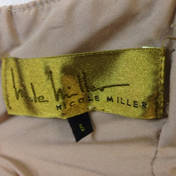 Nicole Miller Metallic Cocktail Dress - Picture 3 of 4