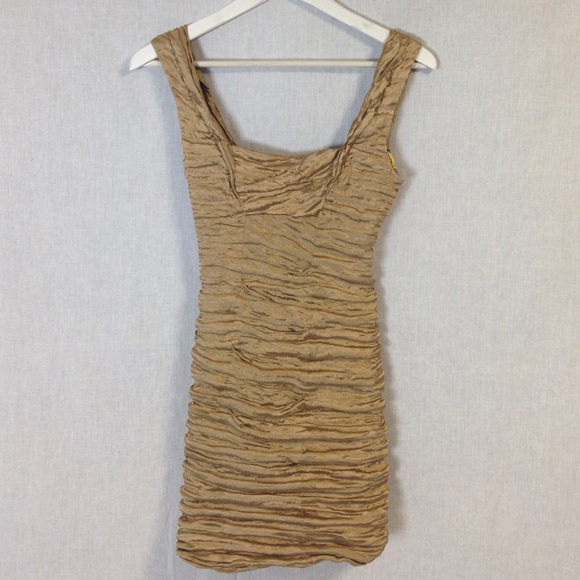 Nicole Miller Metallic Cocktail Dress - Picture 4 of 4