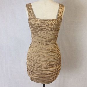 Nicole Miller Metallic Cocktail Dress