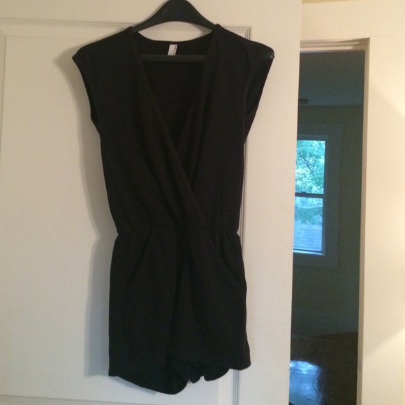 American Apparel Black Romper!