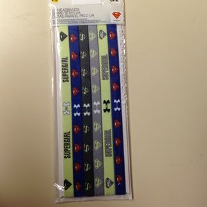 Under Armour Supergirl Headbands 6 Pack New!