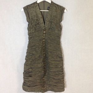 Metallic cocktail dress