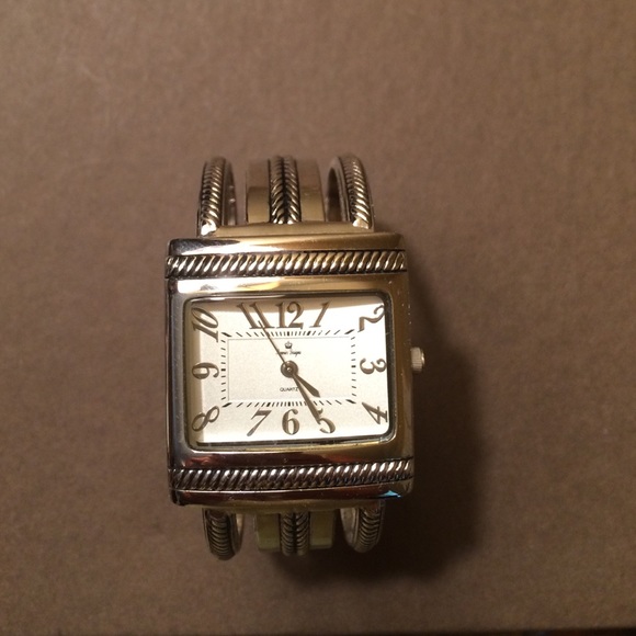 Silver Cuff Watch