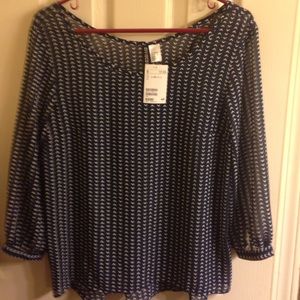 Sheer blouse