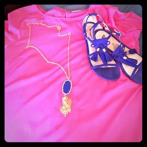 Long tassel necklace