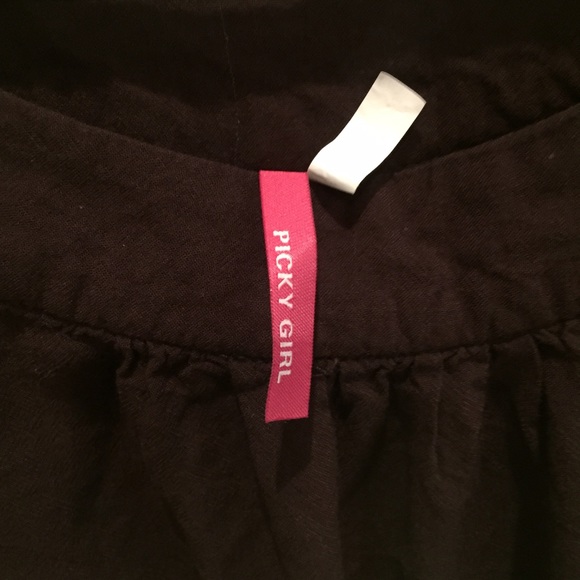 Brown, long, dress shirt. - Picture 2 of 3