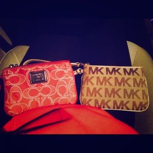 Coach and Michael Kors Wristlet