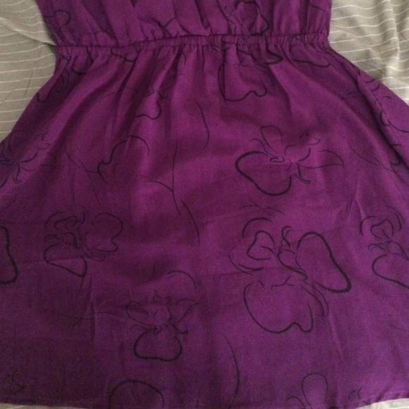 Flowing chiffon flower print dress - Picture 4 of 4