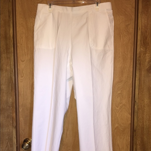 Brand new, with tags! Womens summer white slacks!