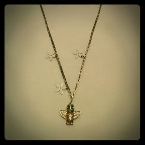 Betsey Johnson Gold-Tone Owl Necklace