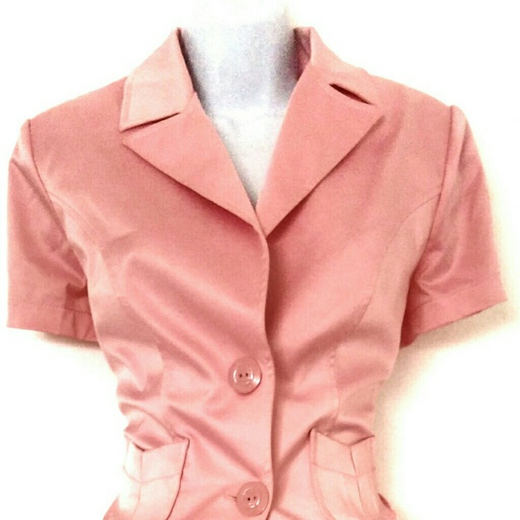 Vintage Silky Pink Suite. Pink Ladies.Summer.Fun