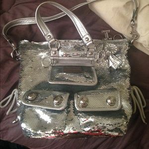 Coach sequin purse