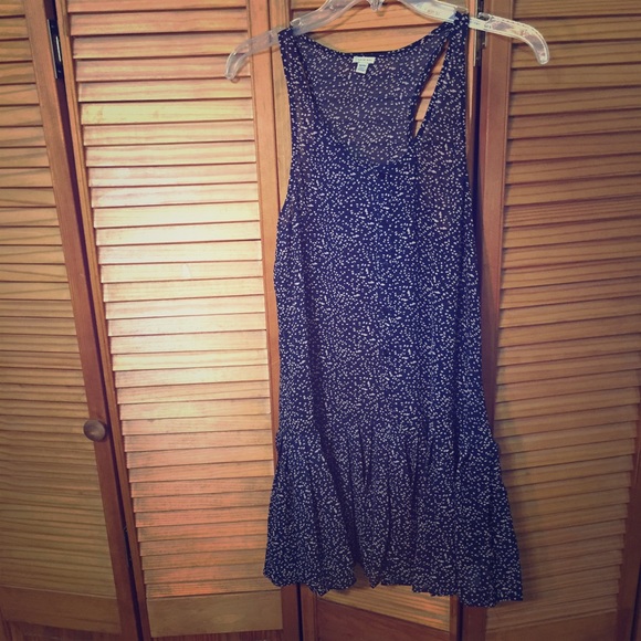 Light Pink and Blue Dotted Dress