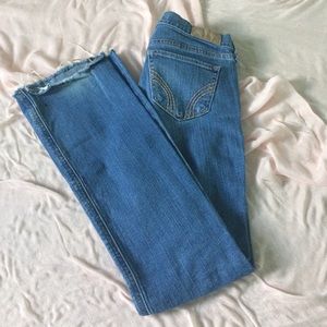 Hollister medium wash bootcut jeans