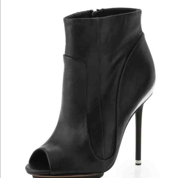Sold!  L. A.M.B Peep Toe Booties. - Picture 4 of 4