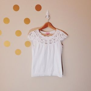 Lilly Pulitzer crochet top.