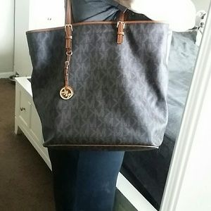 TRADED    Large MK Logo Tote