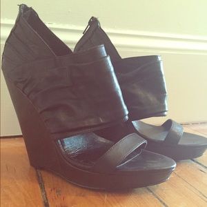 Nordstrom Leather Wedges