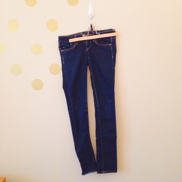 American eagle Dark wash skinnies