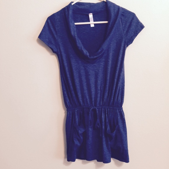 Blue with sparkles dress