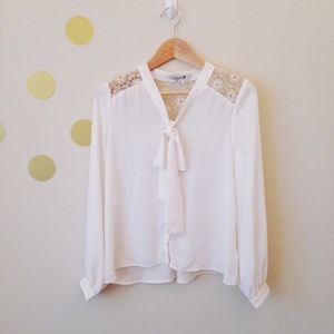 Cream shirt Forever 21