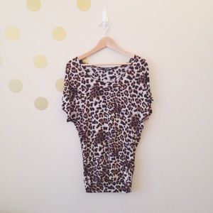 Forever 21 Leopard Top