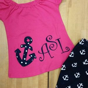 New Girls boutique Capri set