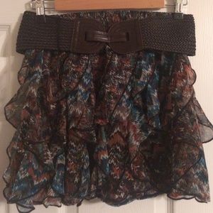 Ruffled Skirt