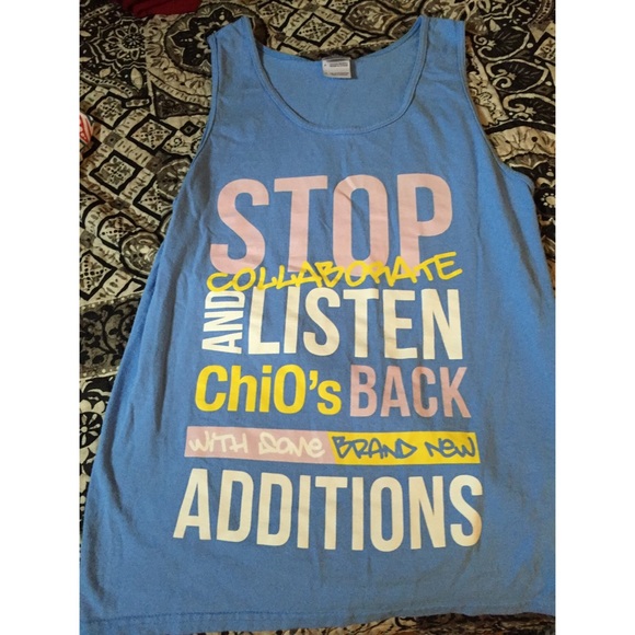 Chi omega tank top