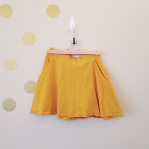 Forever 21 Mustard Yellow Skirt