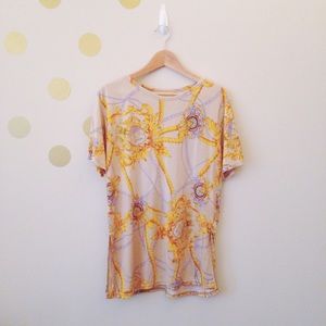 Gold Cord and Chain Shirt