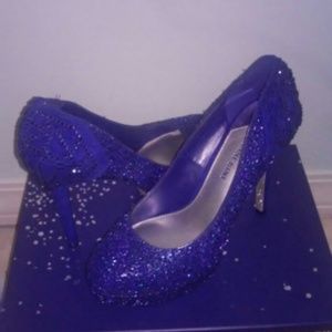 Gianni bini navy blue high heels