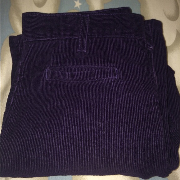 Dark Purple Velvet Pants.