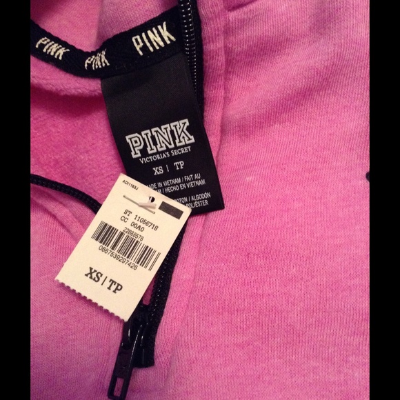 VS Pink Purple Logo Half Zip - Picture 2 of 4