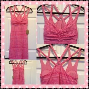 Pink Sexy X-back Summer Dress. NWOT.