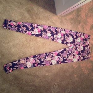 printed forever 21 leggings