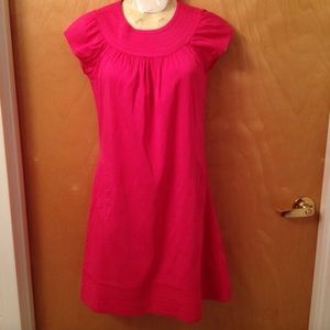 Calypso Fuchsia Silk Boho dress