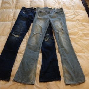 2 Pairs of Abercrombie & Fitch Jeans