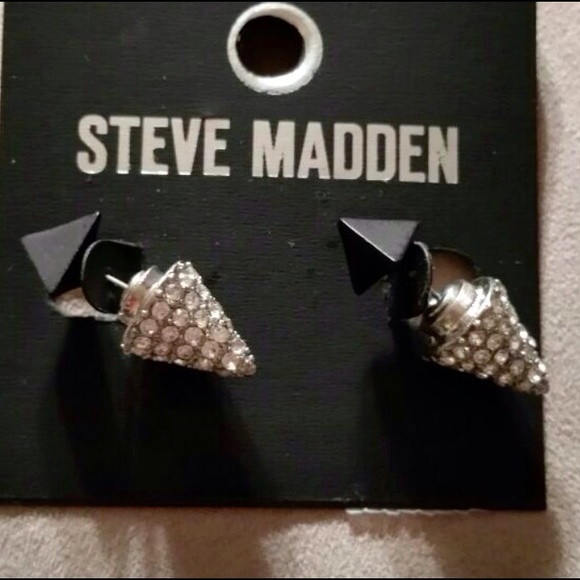 SOLD Steve Madden Double Sided Earrings - Picture 2 of 2