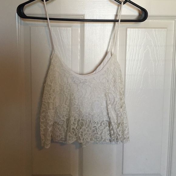 White crop top