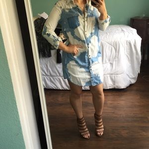 Denim dress