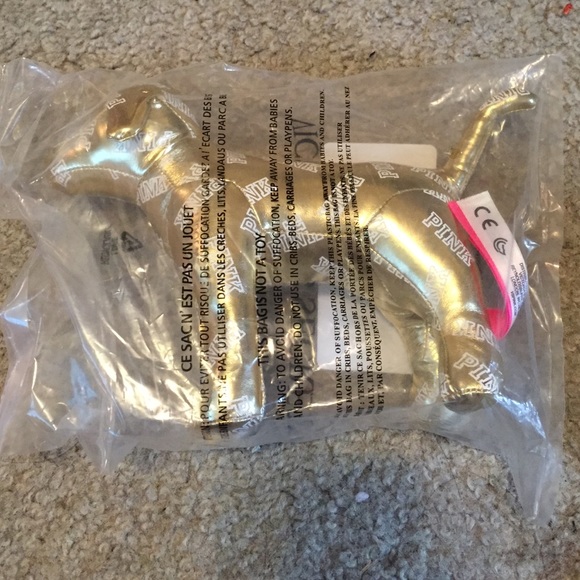 Victoria's Secret Gold Dog