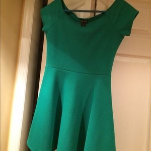 Emerald green dress