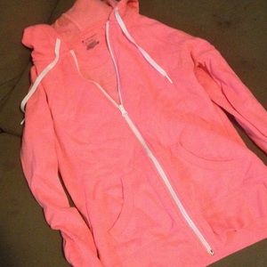 Cute coral athletic wear hoodie