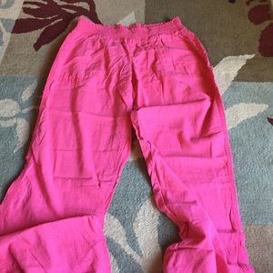 Pink beach pants